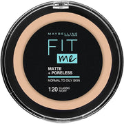 MAYBELINE FIT ME POWDER MATTE 120 - ladyy